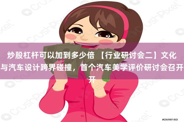 炒股杠杆可以加到多少倍 【行业研讨会二】文化与汽车设计跨界碰撞，首个汽车美学评价研讨会召开